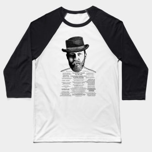 Peaky Blinders - Tattoo Alfie Solomons Baseball T-Shirt